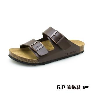 【G.P】男款雙帶柏肯鞋M391-咖啡色(SIZE:40-44 共二色)