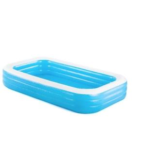 【BESTWAY】藍色加厚三層長型游泳池305x183x56(泳池 充氣泳池)