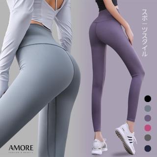 【Amore】高腰修身提臀運動緊身褲(展現最美傲人曲線)