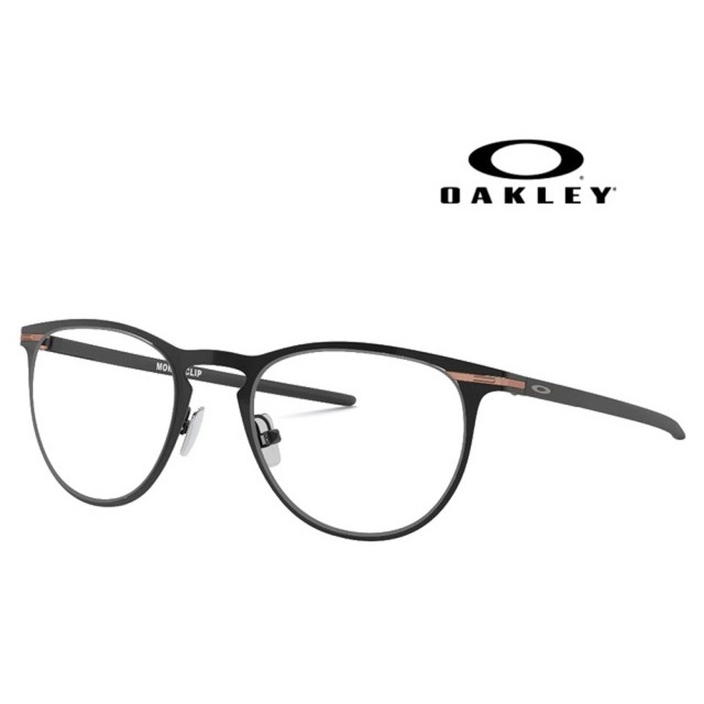 【Oakley】奧克利 純鈦光學眼鏡 MONEY CLIP 純鈦 薄框設計 舒適彈簧鏡臂 OX5145 01 霧黑 公司貨