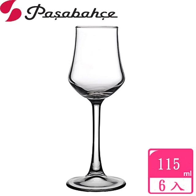 【Pasabahce】高腳甜酒杯115cc(6入組)