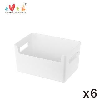 【KEYWAY 聯府】來可開放式置物盒3.5L-6入組(MIT台灣製 衣物/廚房/衛浴/文具/化妝保養品 收納整理盒)