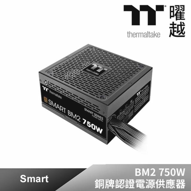 【Thermaltake 曜越】Smart BM2 750W銅牌認證電源供應器(PS-SPD-0750MNFABT-1)