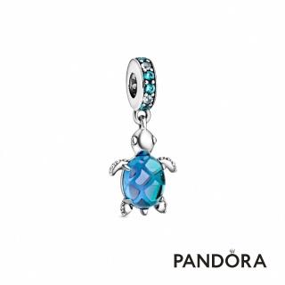 【Pandora官方直營】Murano 琉璃海龜吊飾