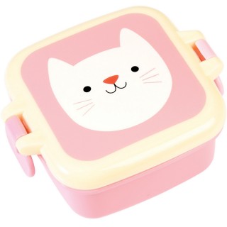 【Rex LONDON】密封保鮮盒 貓咪100ml(收納盒 環保餐盒 便當盒 野餐)