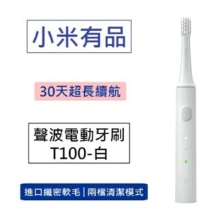 【小米】聲波電動牙刷(T100-白色)