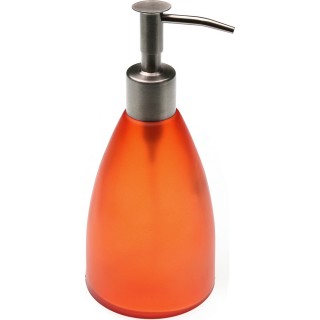 【VERSA】玻璃洗手乳罐 橘250ml(按壓瓶 分裝瓶 乳液瓶 沐浴乳罐)