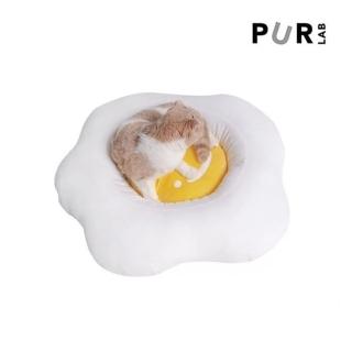 【PurLab 噗扑實驗室】荷包蛋四季寵物窩(床墊 寵物軟墊 睡墊 安全感的凹陷設計)
