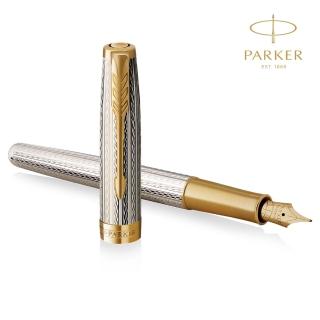 【PARKER】《派克 卓爾致臻 18K F尖 純銀鋼筆》買就送派克鋼筆墨水！