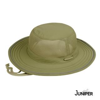【Juniper 朱尼博】抗UV防潑水透氣遮陽漁夫帽 MJ7918(帽子/登山帽/遮陽帽/休閒帽)