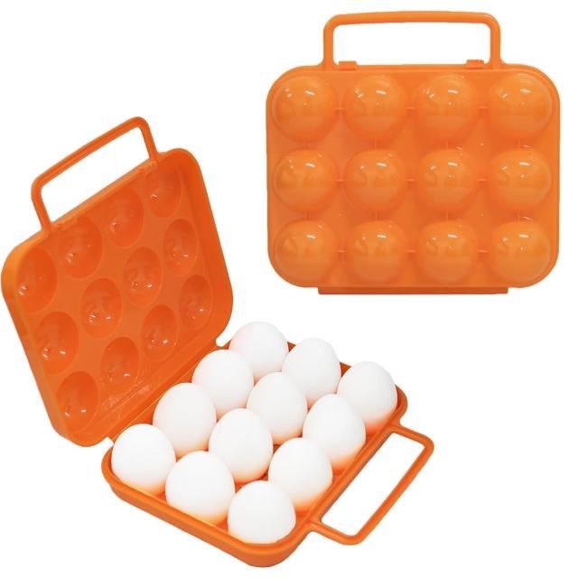 【DIBOTE 迪伯特】外出便攜蛋盒/雞蛋收納盒(12顆裝)