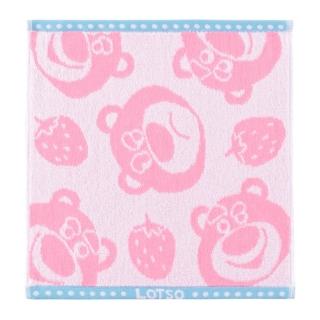 【Marushin 丸真】方巾 迪士尼 熊抱哥 粉色草莓(生活 雜貨)