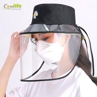 【Conalife】通用款口沬灰塵繫繩式透明防護罩(2入)