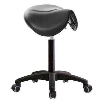 【GXG 吉加吉】GXG 立體泡棉 小馬鞍 工作椅 塑膠腳/防刮輪(TW-81T7 EX)