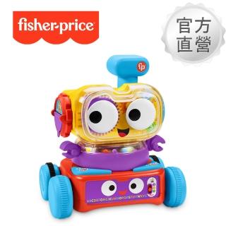【Fisher price 費雪】四合一學習機器人(幼兒玩具/早教啟蒙/感覺啟蒙/寶寶安撫)