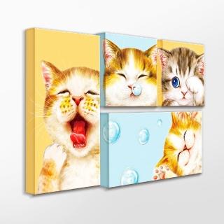 【Pintoo】352片無框套裝組拼圖 - Kayomi - 貓咪們的午睡時間