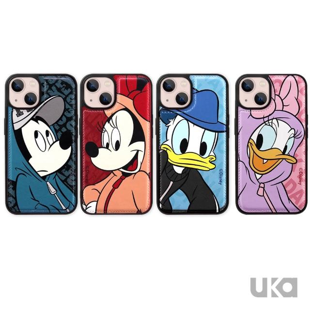 【UKA 優加】iPhone 13 6.1吋 迪士尼系列 全包貼皮防摔保護殼(4款)