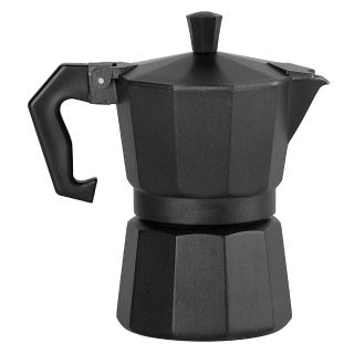 【EXCELSA】Chicco義式摩卡壺 黑3杯(濃縮咖啡 摩卡咖啡壺)