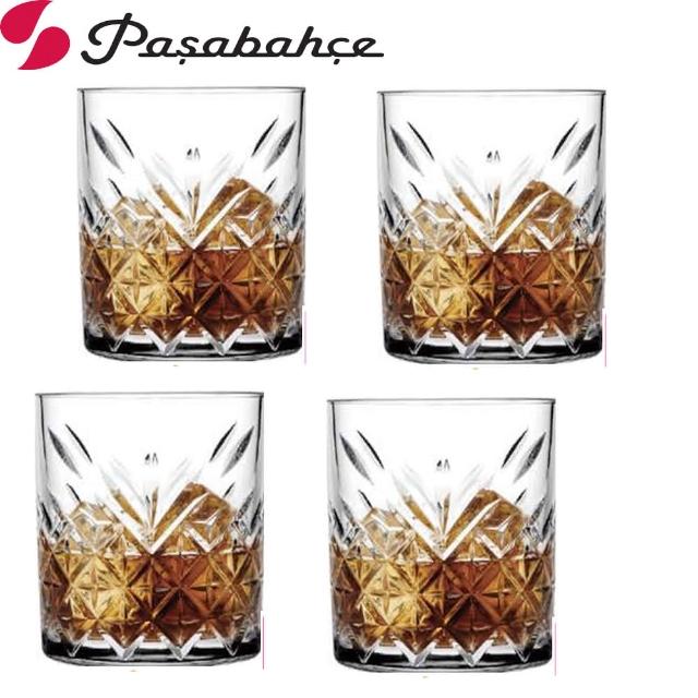 【Pasabahce】玻璃格紋列酒杯-永恆60cc(4入組)