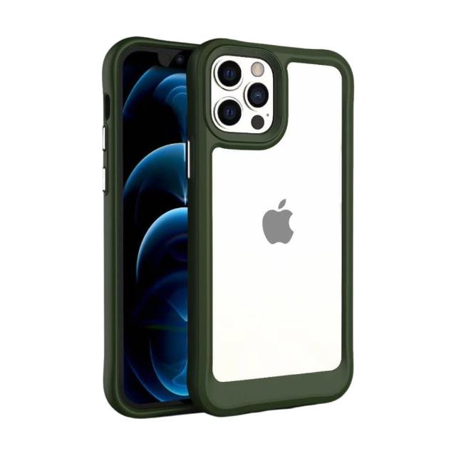【TOYSELECT】iPhone 12 Pro Max BLAC X-SUP超防摔iPhone手機殼-莊園綠