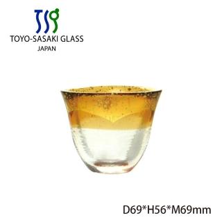 【TOYO SASAKI】燒酒杯/琥珀．金箔(日本高質量玻璃代表)