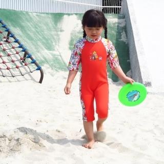 【Splash About 潑寶】兒童 連身泳裝 防寒 抗UV-森林遊樂園-2-6歲(兒童泳裝)