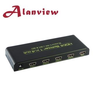 【Alanview】HDMI 4K2K 一進四出分配器
