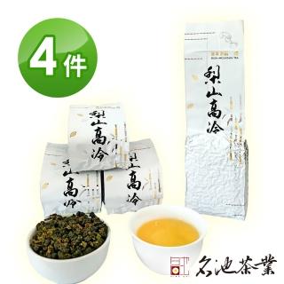 【名池茶業】梨山霜竹泉冷手採高冷烏龍茶葉150g x4包(共1斤)