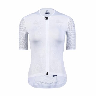 【MONTON】Wind白色女款短上衣(女性自行車服/短袖車衣/單車服/自行車衣)