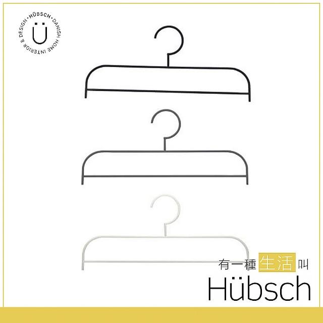【HUBSCH】簡約灰階色金屬衣架組-3色1組－990846(居家生活、收納、家飾、北歐生活)