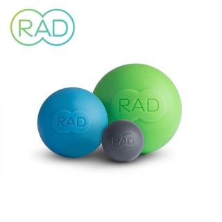 【RAD Roller】Rounds 萬用隨身按摩球 3入(深層按摩 運動舒緩 瑜珈放鬆)