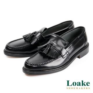 【Loake】流蘇造型配飾典雅樂福鞋 黑色(LK046-BL)