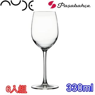 【土耳其NUDE】玻璃水晶蘇維濃白酒杯330cc(六入組)