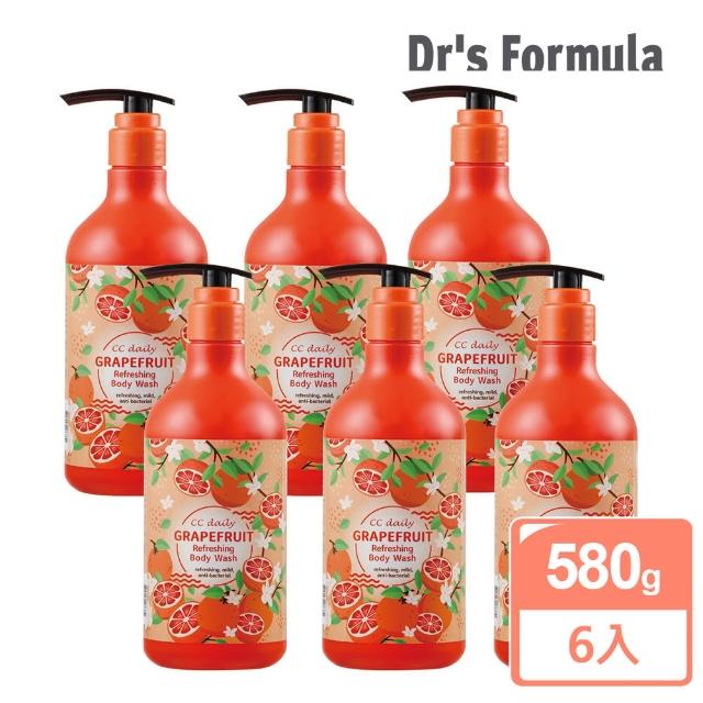 【Dr. Formula 台塑生醫】CC daily葡萄柚清爽沐浴乳(580g*6入)