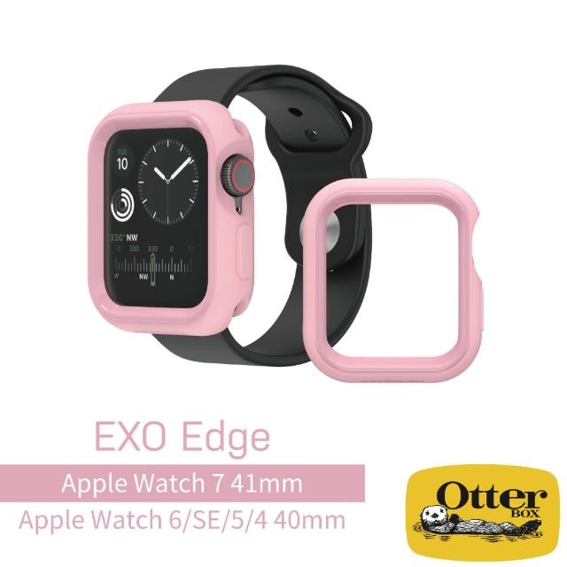 【OtterBox】Apple Watch 7/6/SE/5/4 41/40mm EXO Edge 保護殼(粉)