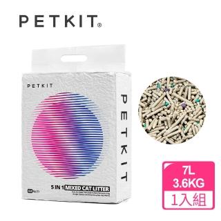 【Petkit 佩奇】5合1活性碳混合貓砂7L(硬度高、不易碎、不揚塵)