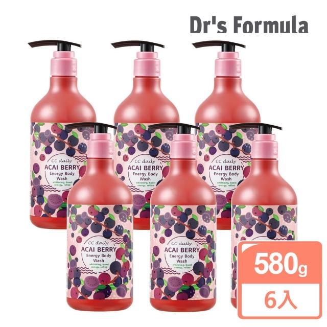 【Dr. Formula 台塑生醫】CC daily巴西莓果能量沐浴乳(580g*6入)