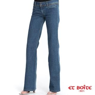 【任選2件990元-BLUE WAY】女款 低腰 修身 直筒褲 牛仔褲 -ET BOITE 箱子