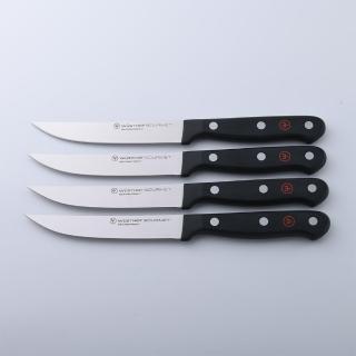 【WUSTHOF 三叉】三叉牌 Gourmet 牛排刀 西餐刀 12cm 4入組 新版 盒裝(平輸品)