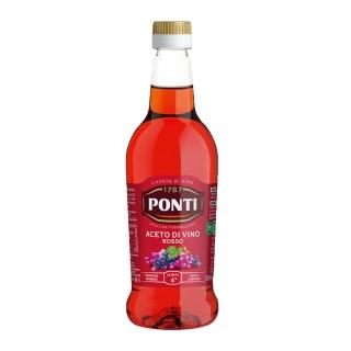 【PONTI】義大利 紅酒醋 500ml(紅葡萄酒醋)