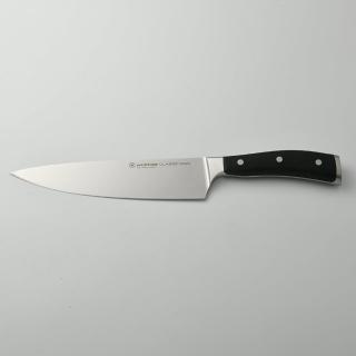 【WUSTHOF 三叉】三叉牌 Classic Ikon 主廚刀 廚師刀 20cm 黑柄 新版 盒裝(平輸品)