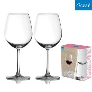 【Ocean】麥德遜波爾多紅酒杯 600ml 2入禮盒組(紅酒杯)