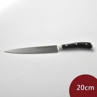 【WUSTHOF 三叉】三叉牌 Classic Ikon 料理刀 雕刻刀 廚師刀 20cm 黑柄 新版 盒裝(平輸品)