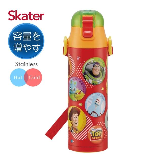 【Skater】不鏽鋼直飲保溫水壺580ml(迪士尼玩具總動員-紅)