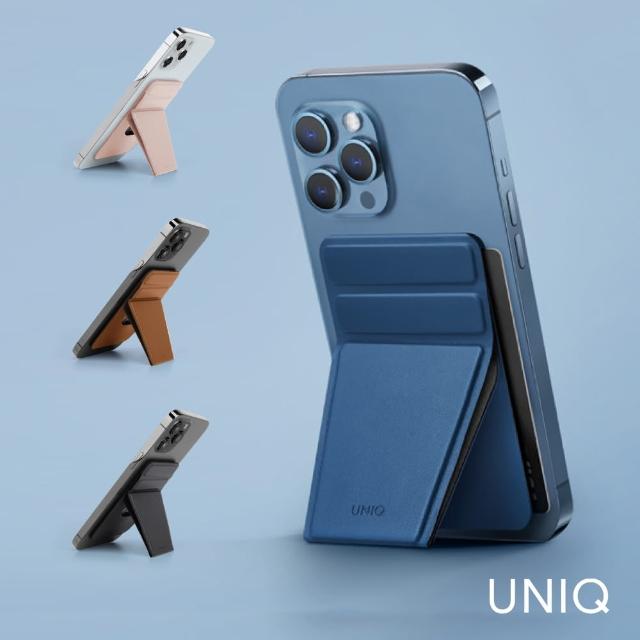 【UNIQ】LYFT 帶卡夾通用手機磁吸支架 支援磁吸充電