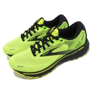 【BROOKS】慢跑鞋 Ghost 14 運動休閒 男鞋 防震 穩定 流暢 柔軟 舒適 黃綠 黑(1103691D770)