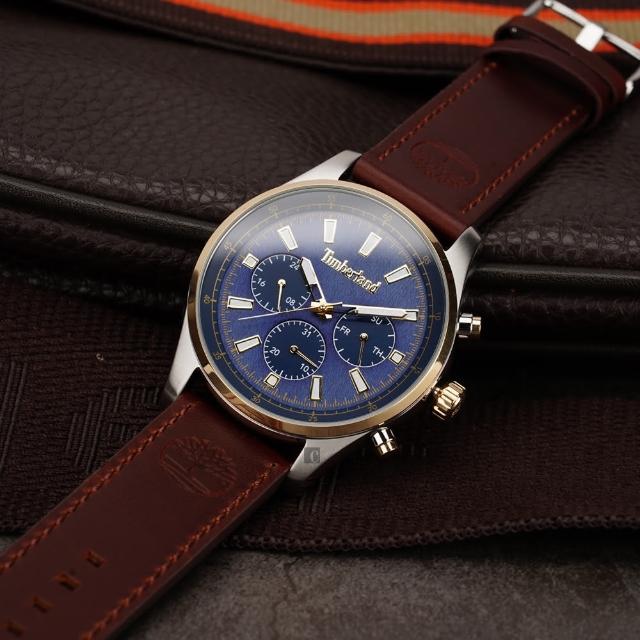 【Timberland】多功能日期手錶-46mm 畢業禮物(TDWGF2100403)