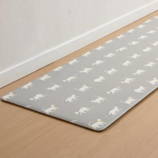 【NITORI 宜得利家居】PVC廚房地墊 踏墊 CAT GY 45×120(CAT)