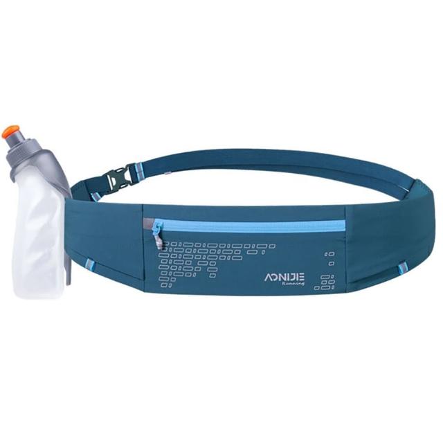 【AONIJIE】奧尼捷 專業運動腰包 湛藍 贈250mL水壺 含固定夾