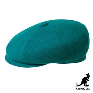 【KANGOL】WOOL HAWKER 鴨舌帽(碧綠色)